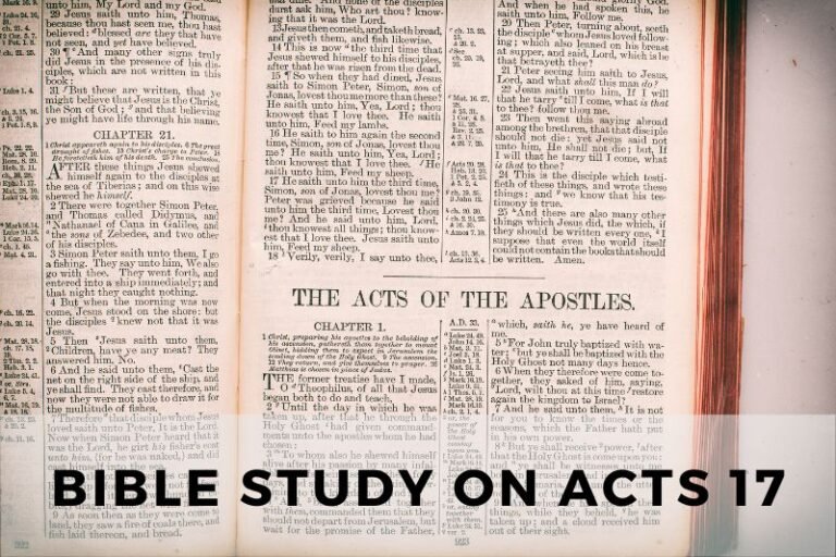 Bible Study on Acts 17: Paul in Thessalonica, Berea, and Athens