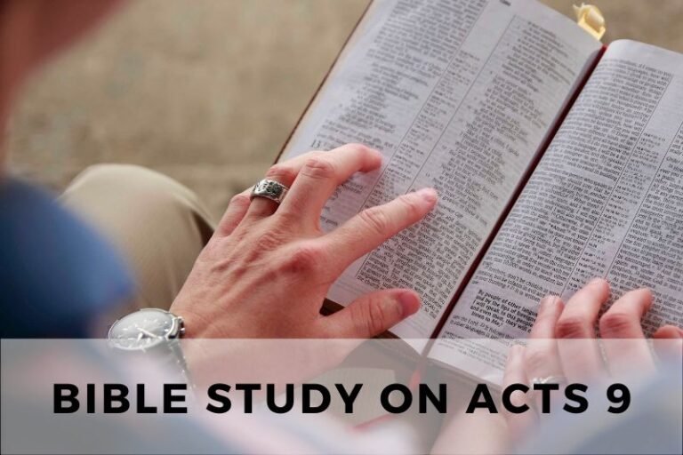 Bible Study on Acts 9: Saul on the Road to Damascus