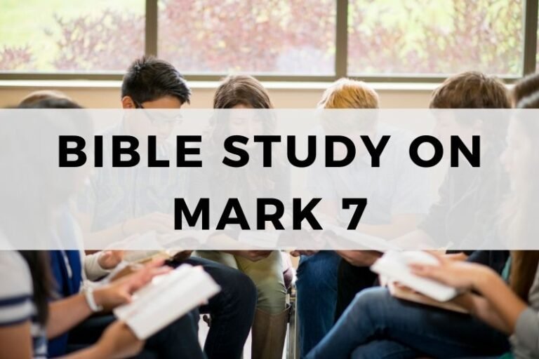 Bible Study on Mark 7:  Traditions and Faith of a Gentile