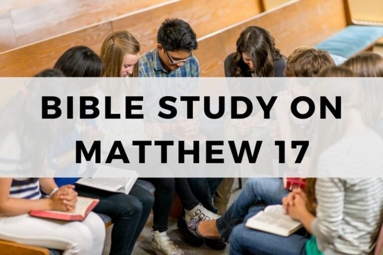 Bible Study on Matthew 17:  Transfiguration and Healing